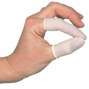 MED-COMFORT Engangsgummidutter til fingre - 100 stk.