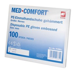 MED COMFORT Engangshandsker Herrer Str. L - 100 stk.