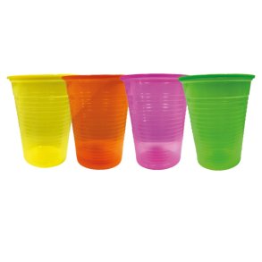 Engangskopper/Engangskrus med afrundet kant - Tutti Frutti - 800 stk.