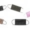 Gillian Jones mundbind med mnstret print  - 10 stk. assorteret