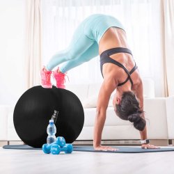 Sport-tec Black Ball Gymnastikbold -  65 cm