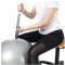 Sport-tec Boldpumpe i krom -  28 mm x 38 cm inkl. 10 kegleventiler