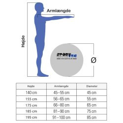 TOGU Gymnastikbold Powerball ABS -  65 cm.