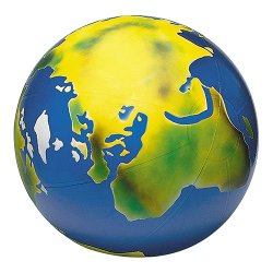 TOGU kmpe Jordklode-bold med kontinentaftryk - fs i 2 strrelser