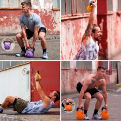Sport-tec Kettlebells st  m. opbevaring