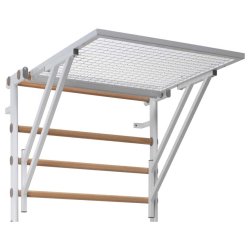 Ferrox Vgribbe-st i metal/tr, 2-delt inkl. trdgitter