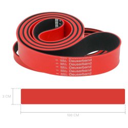 Deuser Band Original Trningselastik - Rd/sort