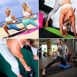 AIREX Fitline trningsmtte - 140 x 60 x 1,0 cm.