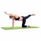 SportTec Fitnessmtte/Yogamtte 180x60x1,5 cm. - Lime