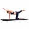 SportTec Fitnessmtte/Yogamtte 180x60x1,5 cm. - Sort