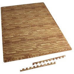 Sporttrend Fitnessgulv/underlag - 60,5 x 60,5 x 1,2 cm. - 6 stk. + 12 endestykker