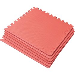 Sporttrend Fitnessgulv/underlag - 60,5 x 60,5 x 1,2 cm. - 6 stk. + 12 endestykker