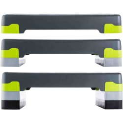 Body &amp; Mind Aerobic Stepbnk med 3 hjdeindstillinger - 10/15/20 cm.