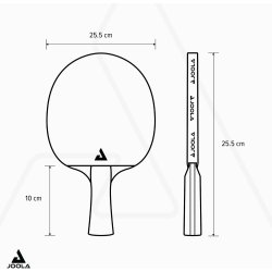 Joola Bordtennisbat Duo Pro St - 2 bat + 3 bolde