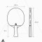Joola Bordtennisbat Duo Carbon St - 2 bat + 3 bolde