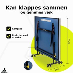 Joola Bordtennisbord 13i Indoor Sammenklappelig - Bl