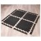 Sport-Tec Fitnessgulv/Beskyttelsesmtter - St af 4 stk. af 50x50x1,5 cm.