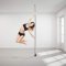 Costway Fitness Pole med Spin i rustfri stl - 50 mm.