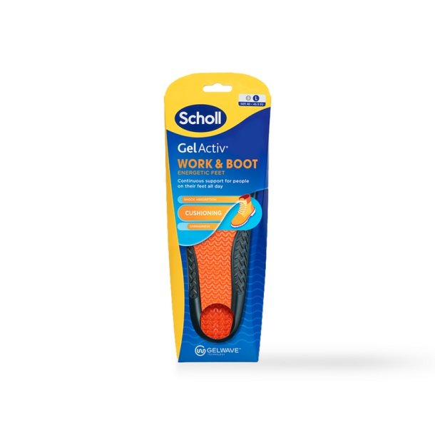 Scholl Gel Activ Insole Work & Boot (L)