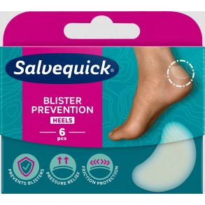 SALVEQUICK BLISTER HEELS - 6 stk.