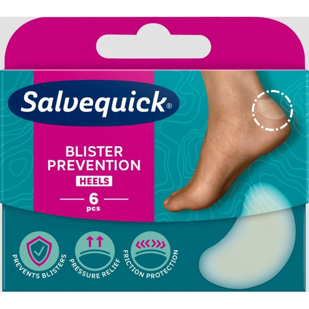 SALVEQUICK BLISTER HEELS - 6 stk.