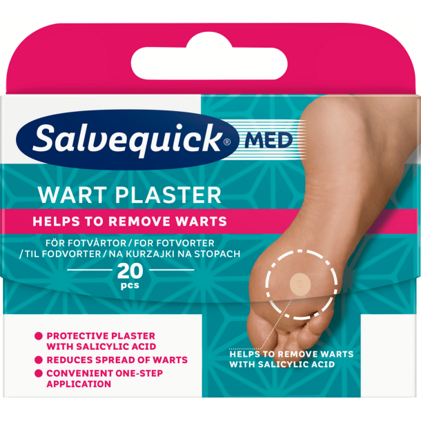 SALVEQUICK WART PLASTER - 20 stk.