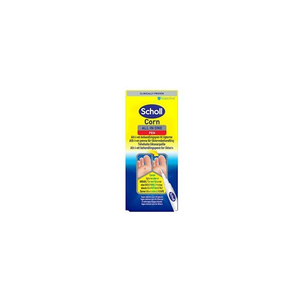 Scholl All In One Corn Pen, fjernelse af ligtorne - 1 stk.