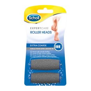Scholl Electronic Extra Coarse Refill, til elektronisk fodfil - 2 stk.