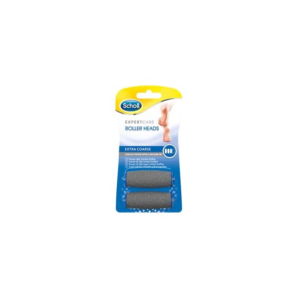 Scholl Electronic Extra Coarse Refill, til elektronisk fodfil - 2 stk.