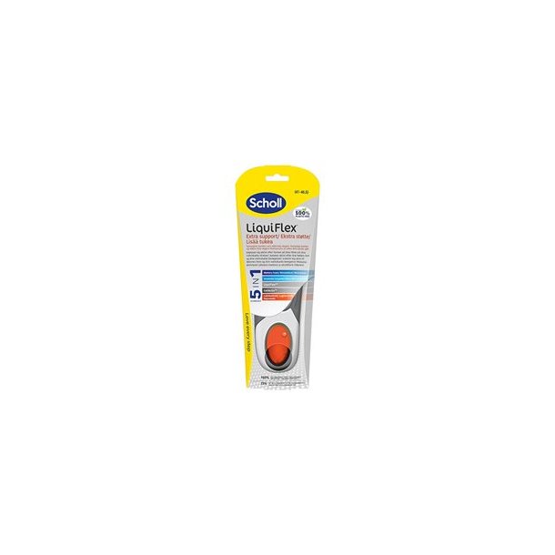 Scholl Insoles Liquiflex Extra Support (L), sko str. 41-46,5 - 2 stk. 