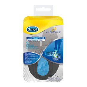 Scholl Med Insoles Heel (S), sko str. 37-39,5 - 2 stk. 