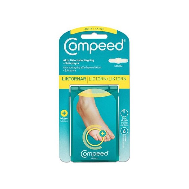 Compeed Ligtorneplaster - Medium - 6 stk.