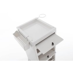 Secret frisrvogn med jalousi-lger - Sort