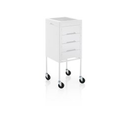 Slide frisrvogn med 4 skuffer - Hvid