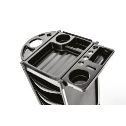 Accademy 40 Frisrvogn med 4 skuffer - Sort