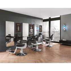 Hair Triumph Professionel Barberstol - Brun