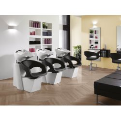 Wave Professionel Frisrvask med stol - Sort