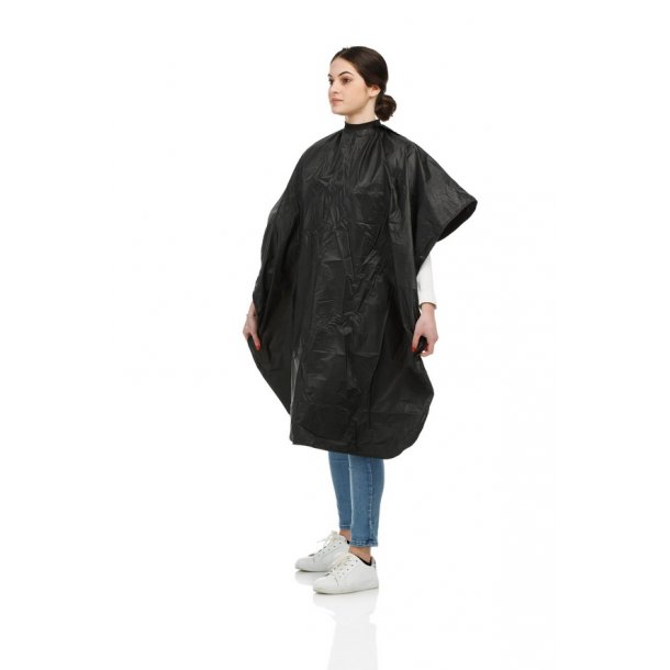 Color PVC Frisrkappe til hrfarvning - 100x140 cm. - Sort