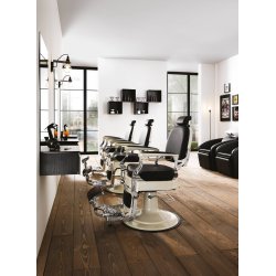 Hair Mustang Professionel Barberstol - Bordeaux