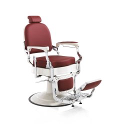 Hair Mustang Professionel Barberstol - Bordeaux