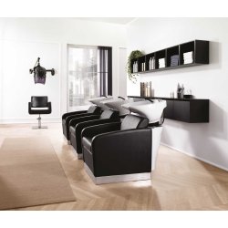 Elegance Professionel Frisrvask med stol - Hvid