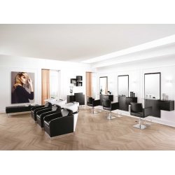 Elegance Professionel Frisrvask med stol - Hvid