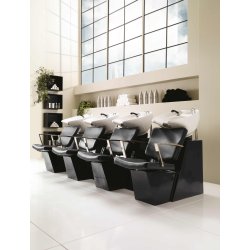 Alpha Professionel Frisrvask med stol - Sort