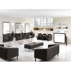 People Daybed/aflang puf til ventevrelse - 161 x 55 x 45 cm. - Sort