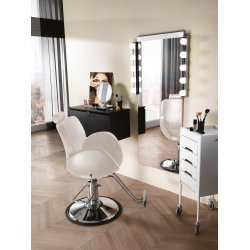 Slide frisrvogn med 4 skuffer - Hvid