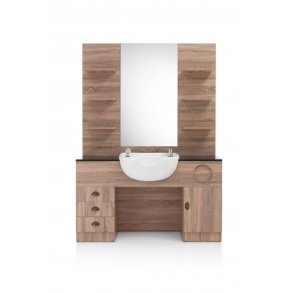 Barber Station Tonsor - Barberbord med spejl