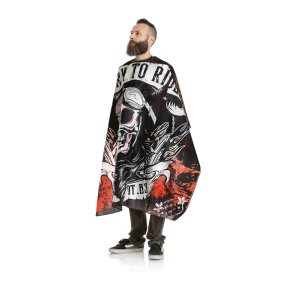 The Barber Barberkappe / Frisrkappe Rider - 140x160 cm.