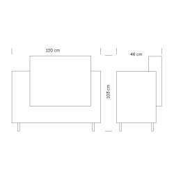 Atrium Consolle Compact Professionel Receptionsdisk - Lys