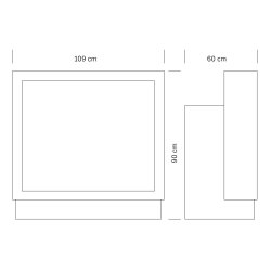 Barlux Consolle Professionel Receptionsdisk