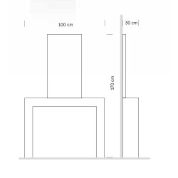 Gemini Solo Professionelt Frisrbord med spejl